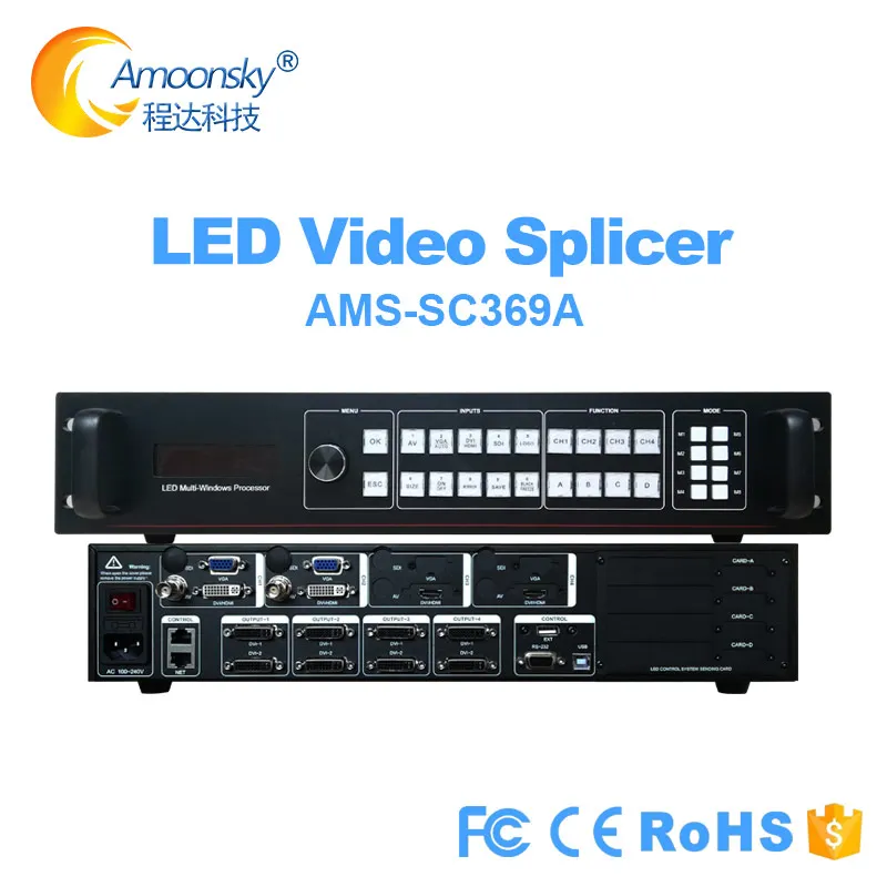 

Светодиодный сплиттер 8k видеопроцессор SC369A как vdwall lvp909 dh светодиодный видеопроцессор для светодиодных дисплеев рекламы наружного светоди...