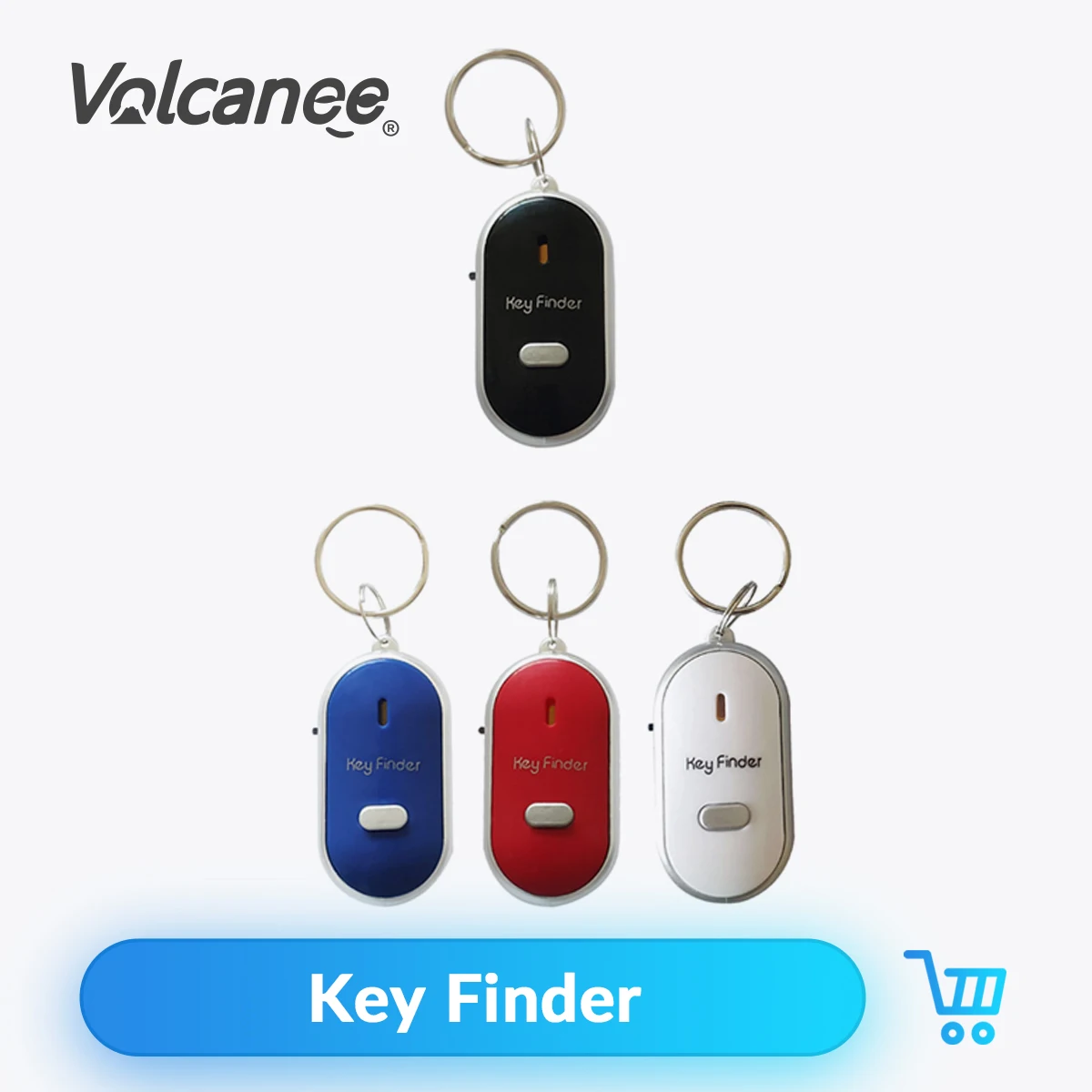 Светодиодный свисток для поиска ключей мигающий звуковой сигнал с контролем