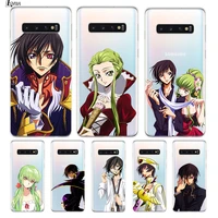 anime code geass lelouch silicone cover for samsung galaxy s21 s20 fe ultra s10 s10e lite s9 s8 s7 edge plus phone case