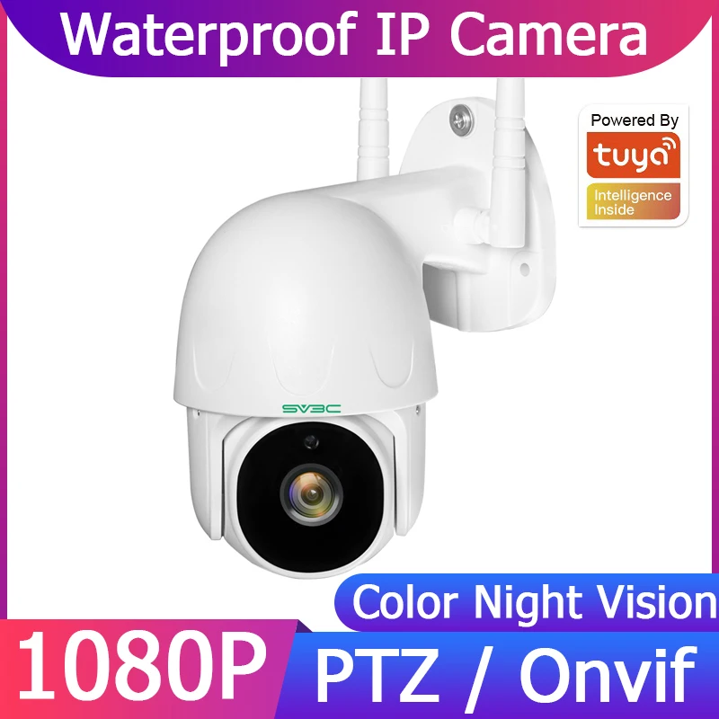 

Tuya 1080P 2MP IP Camera WIFI Outdoor PTZ Night Vision Smart Life Home Security Camera Video CCTV Surveillance Smartlife