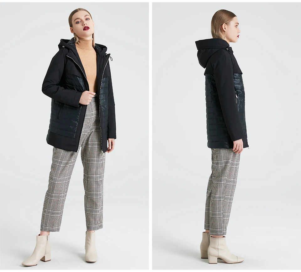 MIEGOFCE New Fashion Collection Spring Autumn Women's Short Jacket With A Hood Windproof Insulated European Style Coat