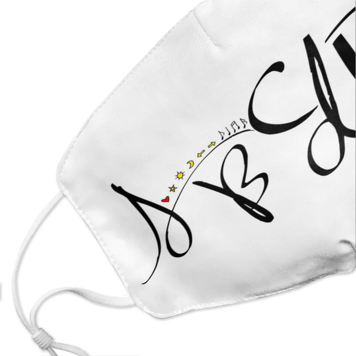 Черные простые моющиеся маски с английским алфавитом унисекс пылезащитные и