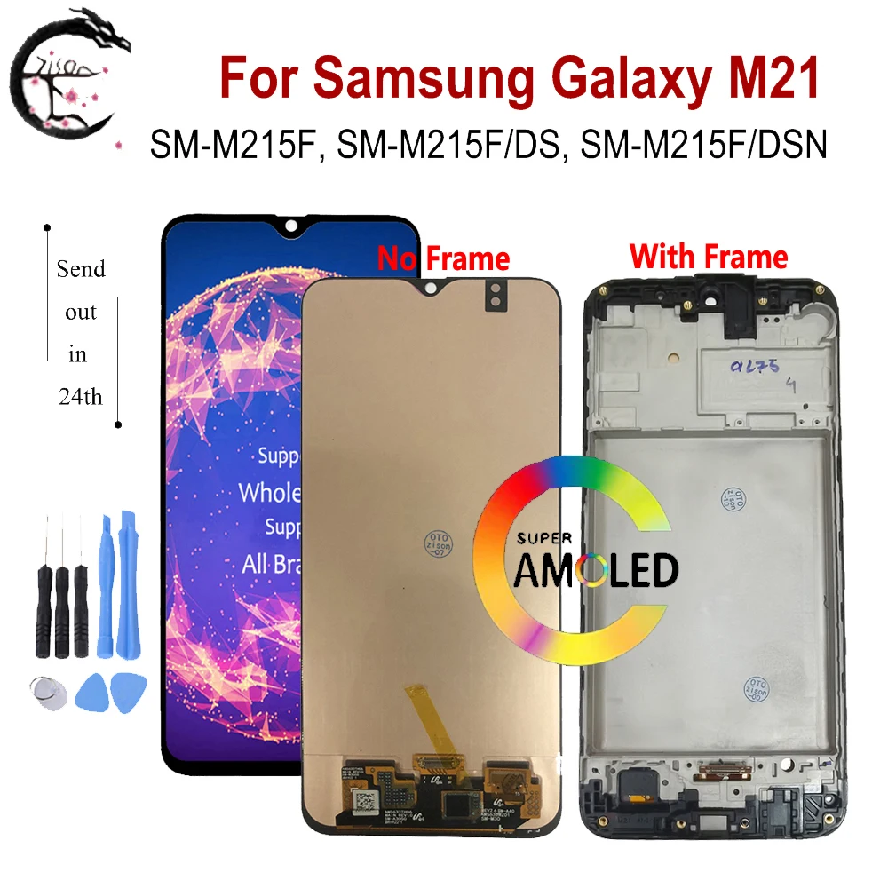 Najtaniej Super AMOLED LCD Z Ramką Do SAMSUNG Galaxy M21 2020 Wyświetlacz LCD M215 SM-M215F SM-M215F/DS SM-M215F/DSN Ekran LCD Dotykowy Czujnik Digitizer Zgromadzenie Tanie Super AMOLED LCD Z Ramką Do SAMSUNG Galaxy M21 2020 Wyświetlacz LCD M215 SM-M215F SM-M215F/DS SM-M215F/DSN Ekran LCD Dotykowy Czujnik Digitizer Zgromadzenie