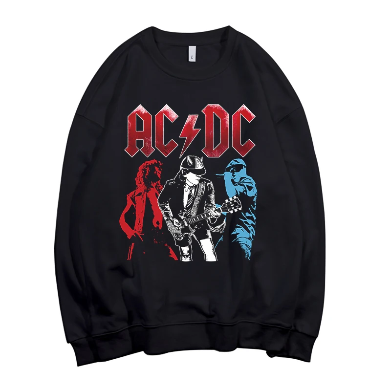 8 дизайнов Pollover Толстовка ACDC AC/DC Австралийский жесткий рок толстовки Панк sudadera уличная флисовая оболочка куртка верхняя одежда