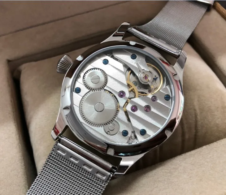 Мужские механические часы с сапфировым стеклом 44 мм|Мужские часы| |