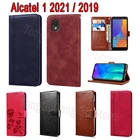 Модная телефонная книга с магнитной картой для Alcatel 1 2021, чехол, флип-кошелек, кожаный чехол для Alcatel 1 2019 чехлы на Etui