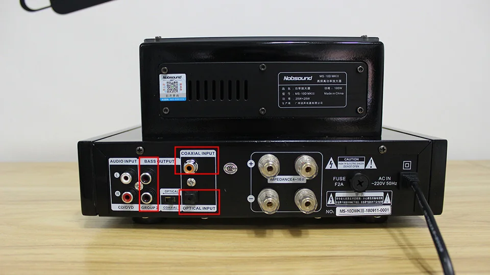 Nobsound MS 10D трубка усилитель мощности hi fi домашняя стерео аудио вакуумная