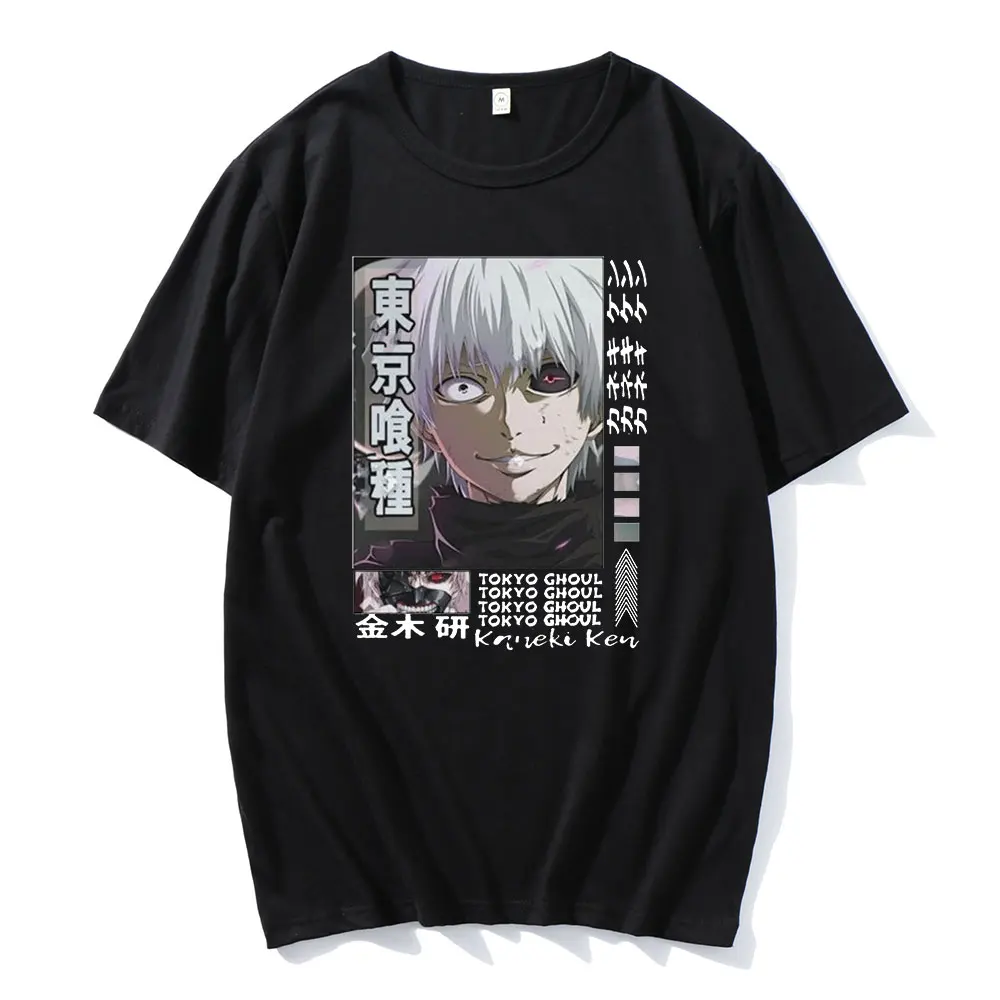 

Токийский Гуль футболка Графические футболки Kaneki Ken Мультяшные футболки для мужчин и женщин модная футболка Аниме Манга унисекс Одежда
