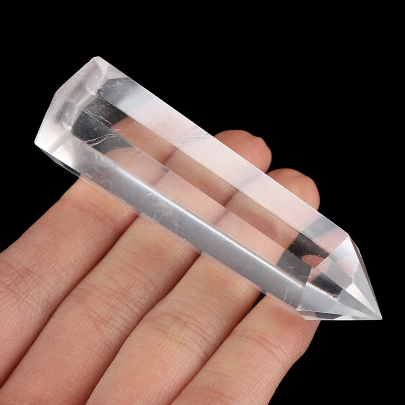 1Pcs Clear Quartz Crystal Point Natural Wand Specimen Reiki Healing Stone | Дом и сад