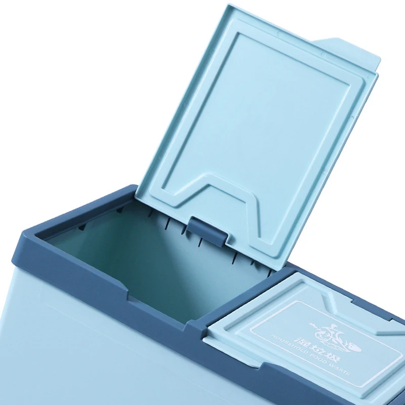 

Classified Trash Can Kitchen Trash Bin Bedroom Residual Waste Household Food Waste Rubbish Storage Double Bucket