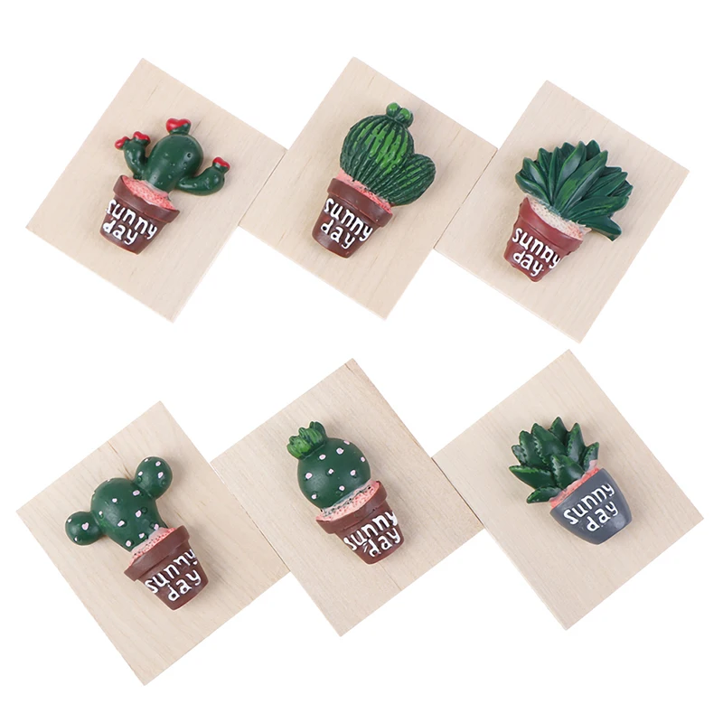 Новинка 2019 миниатюрный кукольный домик горшок для кактуса росписи современный