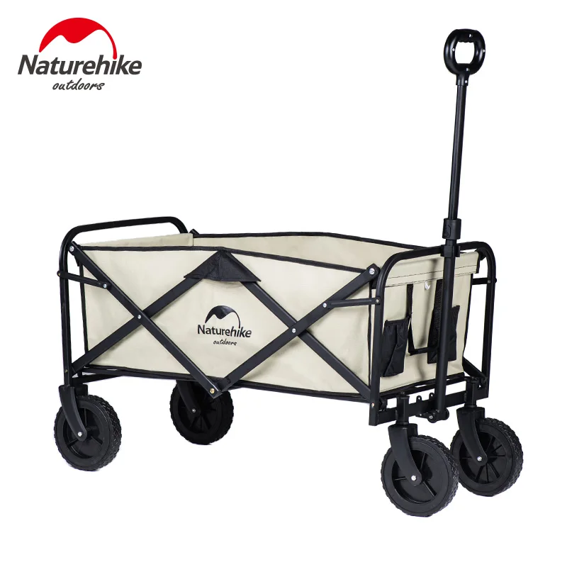 

Naturehike Folding Camping Push Cart 90L Ultralight Portable Outdoor Adjustable Trolley Pull-Cart Travel Picnic Equipment