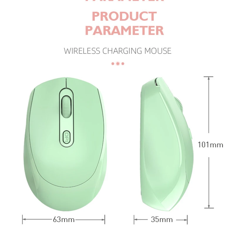 

Bluetooth 2.4G Dual-mode Gaming Mouse 1600 DPI Optical Wireless Mouse 4 Buttons Office Mice For Laptops Desktop Computer Mouse