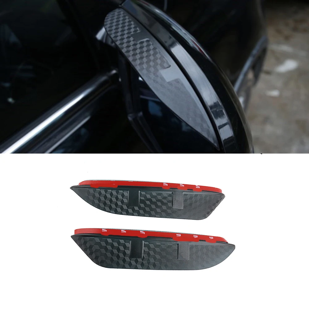 

Козырек от дождя для автомобильного зеркала заднего вида Dodge Caliber Jcurney 2008-2018, козырек от солнца из АБС-пластика и карбона