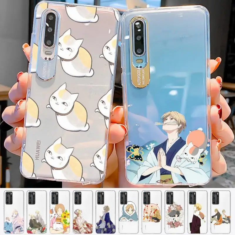 

Yinuoda Japan Cartoon Cat Natsume yuujinchou Phone Case For Huawei P 20 30 40 pro lite Psmart2019 Honor 8 10 20 Y5 6 2019 Nova3E