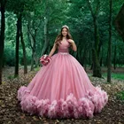 Милое бальное платье 16Rosa Quinceanera с открытыми плечами, бальное платье для выпускного вечера, Vestido De 15 Anos