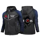 Мужская толстовка с капюшоном и логотипом автомобиля Mitsubishi, мотоциклетная куртка в стиле Харадзюку, защитный костюм для езды на мотоцикле, полный комплект защитного пальто с защитой от падения