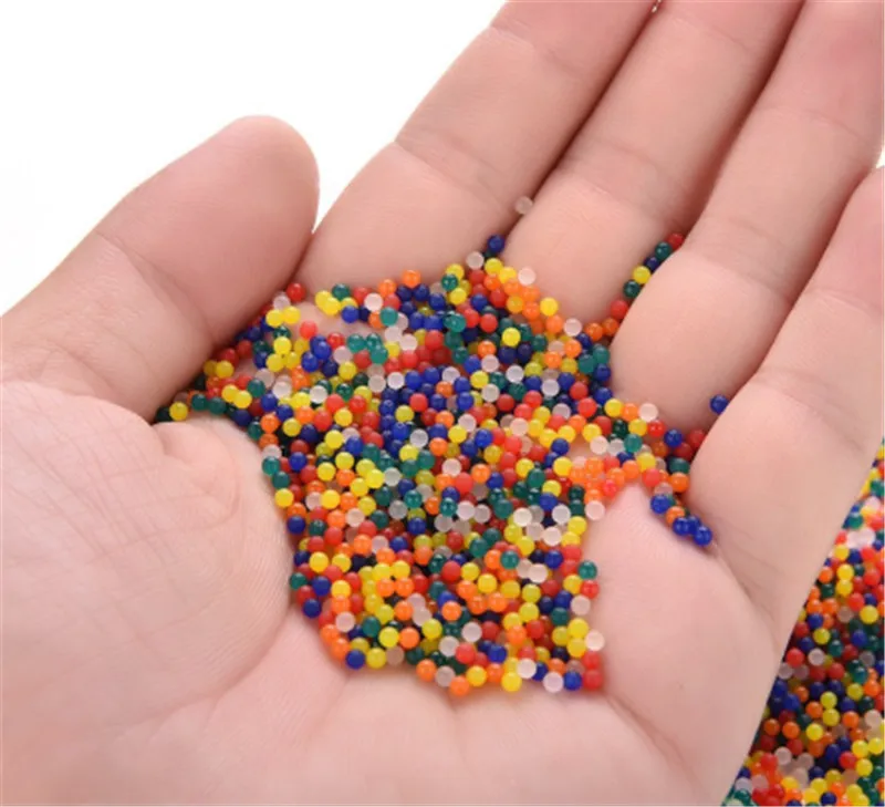 Распродажа! 500 шт. Цвет Фул воды бусины кристаллическая почва кристаллический