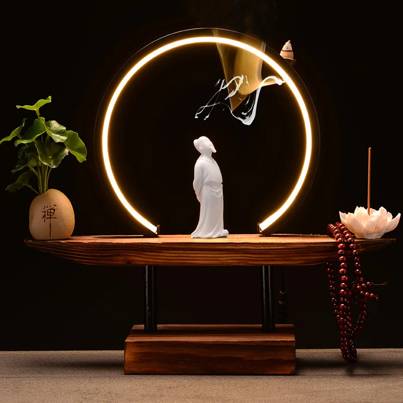 

Large Modern Incense Burner Holder Ceramic Backflow Statue Incense Burner Eletric Incense Burner Eletric Home Decor BD50IB