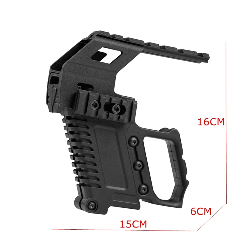 

Tactical Pistol Carbine Kit Rail Base for Glock 17 18 19 Loading Device Gun Scope Mount Airsoft Hunting Accessories