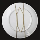 Настенная витрина для тарелок, 810121416 дюймов, тип W, пружинный держатель, для домашнего декора, художественное украшение, кухонный инструмент