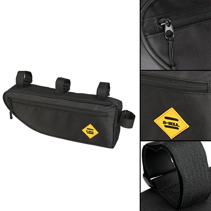 

B-SOUL Waterproof Bicycle Bags Front Triple-cornered Tube Rainproof Repair