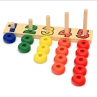 Детская Развивающая игра Монтессори, математический материал, деревянная игрушка-расчет чисел