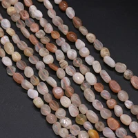 natural agates stone beads irregural shape loose stone beads for making diy jewerly necklace bracelet accessories size 6 8mm