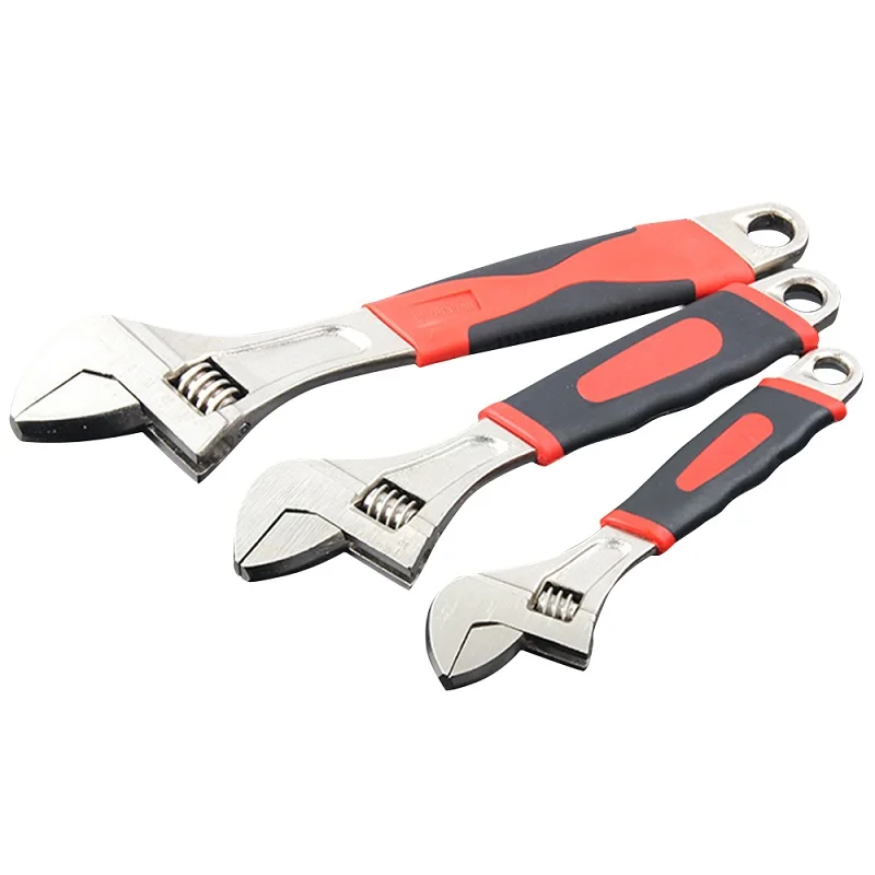 Adjustable Wrench Chromium Vanadium Steel Universal Spanner Mini Nut Key Snap Grip Repair Hand Tools | Инструменты