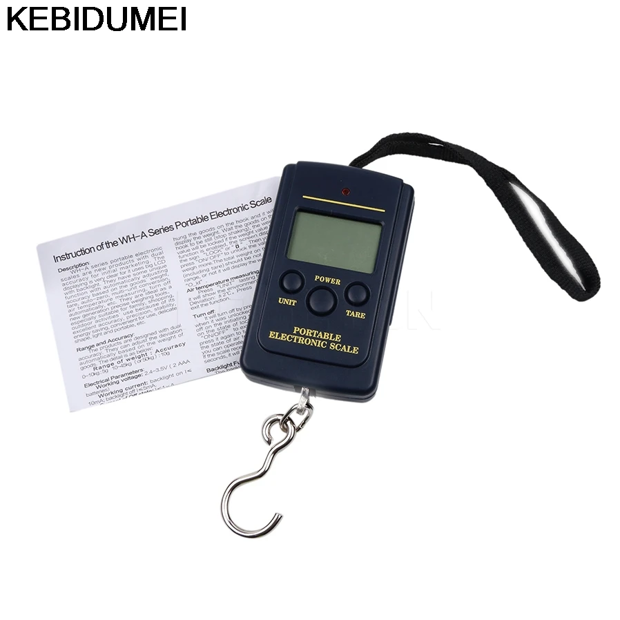 

50kg x 10g Digital Luggage Scale Portable Electronic Scale Weight Balance suitcase Travel Hanging Steelyard Hook scale