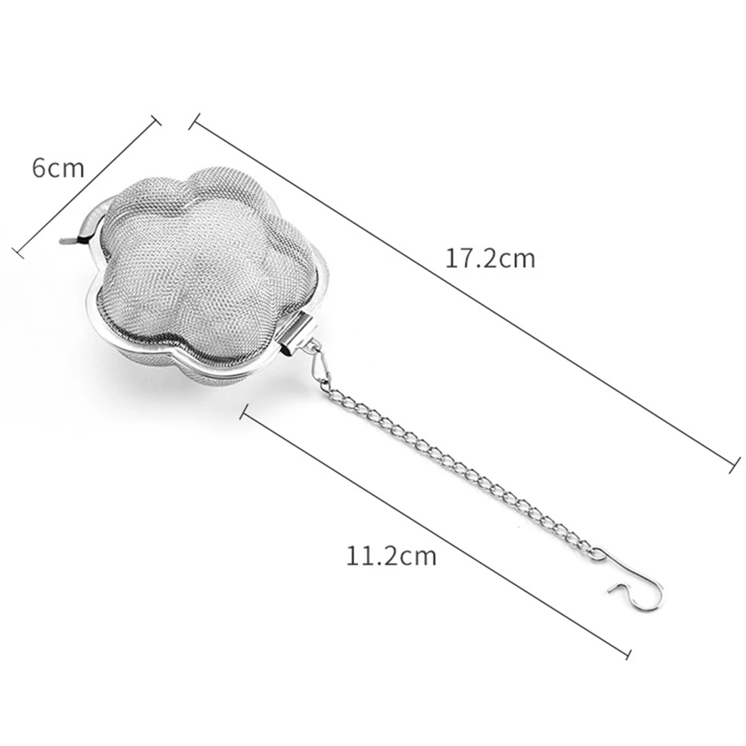 

Stainless Steel Flower Shaped Tea Infuser Versatile Mesh Tea Strainer Tea Interval Diffuser Strainers Kitchen Tools