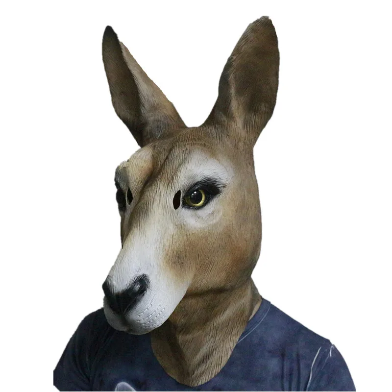 Маска-кенгуру рождественские и новогодние подарки маскарадный костюм для