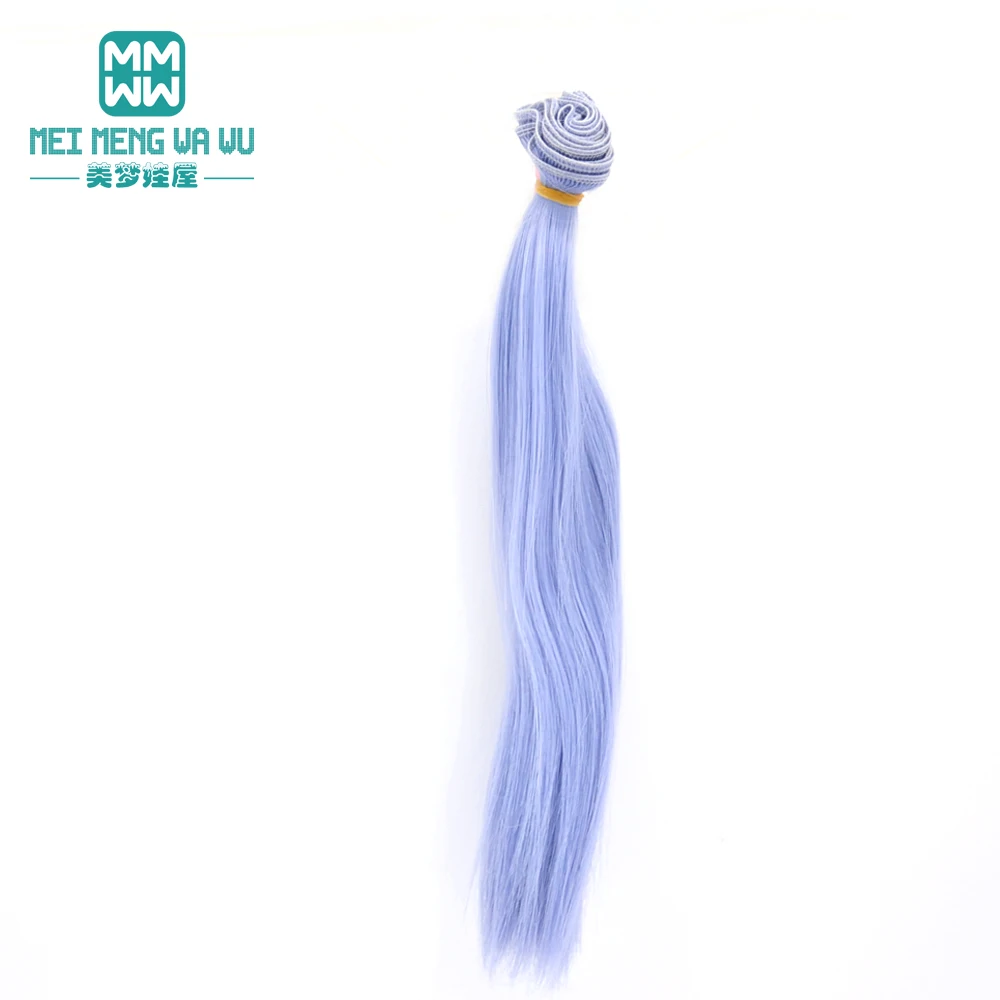 25 см * 100 прямые парики 1/3 1/4 1/6 BJD/SD кукла для волос DIY высокотемпературная