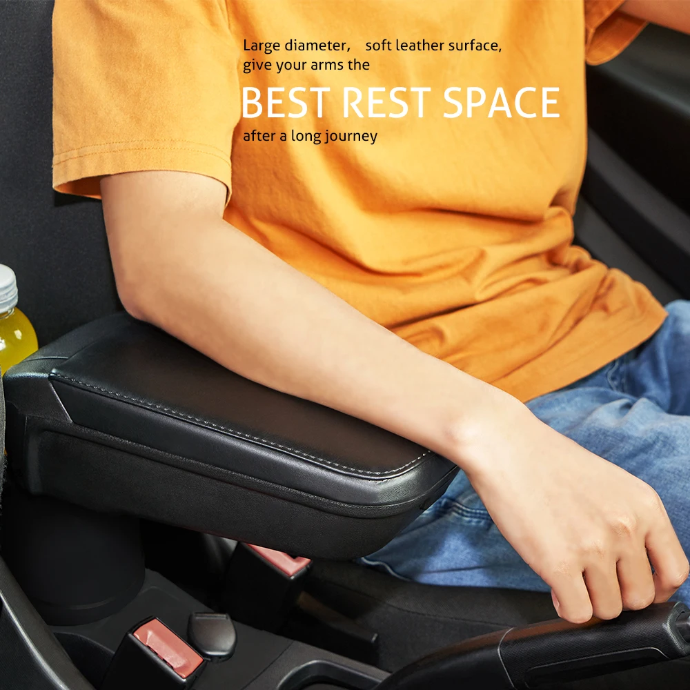 Кожаный PU подлокотник коробка для хранения для Smart 453 Fortwo Forfour- с подстаканником шкафчик контейнер автомобильные аксессуары
