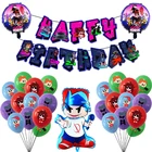 Воздушные шары из фольги пятница ночь, для мальчиков, тема латексные шары, с днем рождения, флажки, украшения для вечеринок, детские игрушки, шары