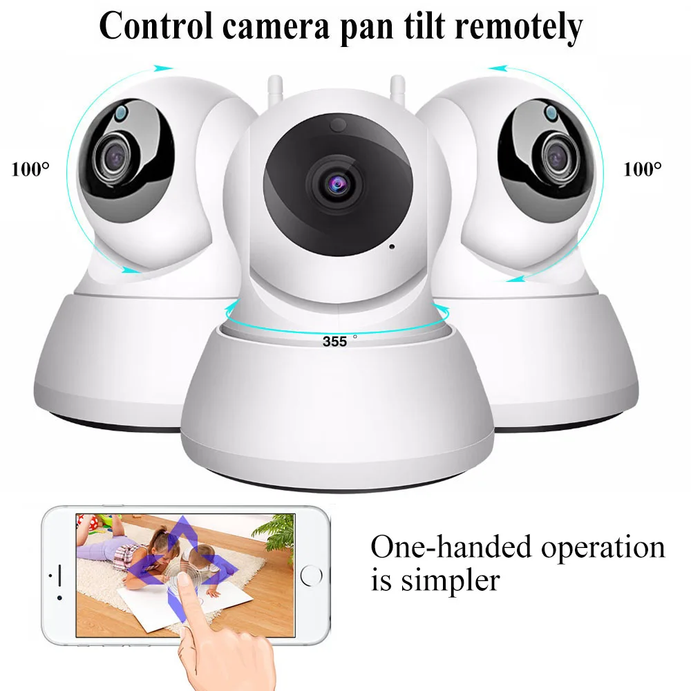 Беспроводной 1080P WI-FI IP Камера домашняя ip-камера видеонаблюдения с поддержкой Wi