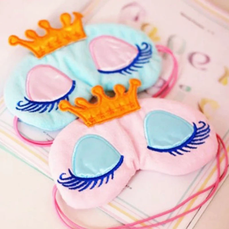 Милая маска для глаз мягкая сна путешествий отдыха с повязкой на глаза