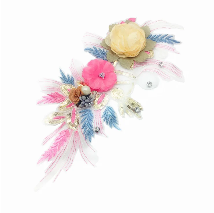 1 шт. кружевная ткань с аппликацией | Дом и сад