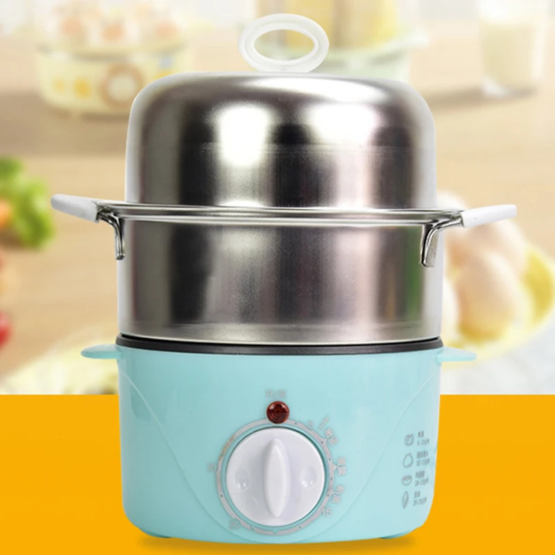 Бытовой двухслойный Электрический Бойлер Для яичной плиты до 14 яиц лоток из