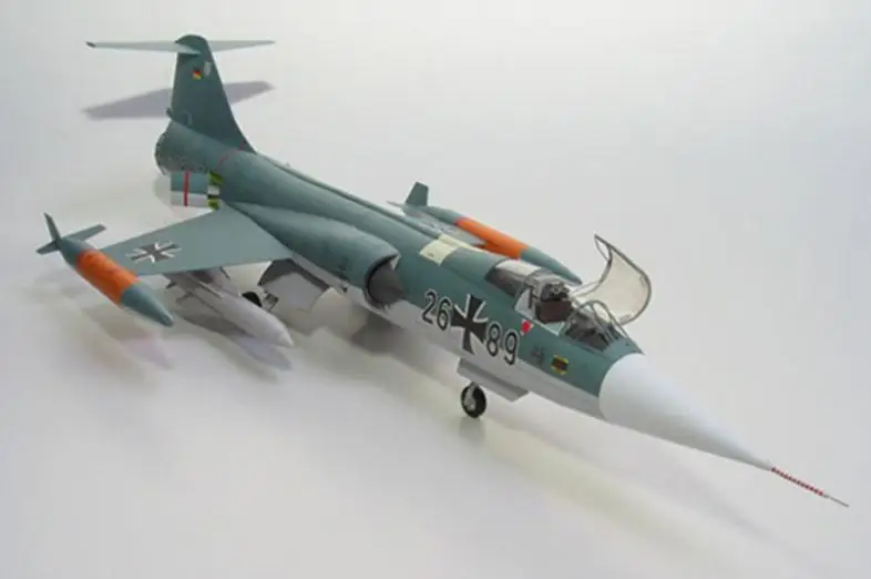 1:33 F104G Звездный истребитель 3D бумажная модель DIY бумажная игрушка