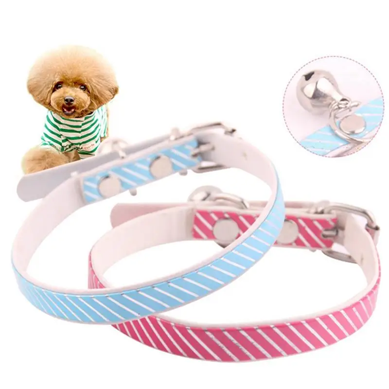 

Cute Print Personalized Cat Collar Adjustable Kitten Collars with Bell Pet Cats Necklace Accessories for Cat Random color