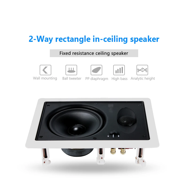 rectangle ceiling speaker kit with bluetooth SD/USB mini wall amplifier Home audio sound system dropshipping&wholesale