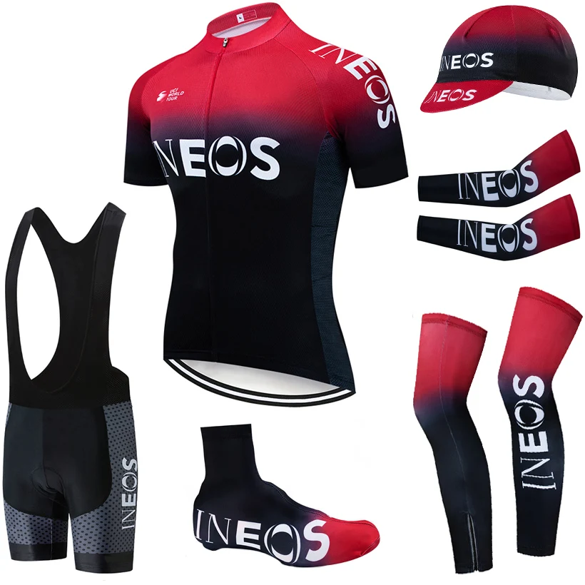 

2021 TEAM INEOS cycling clothing 20D bike shorts FULL Suit Ropa Ciclismo quick dry bicycling jersey Maillot sleeves warmers