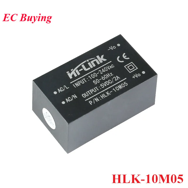 HLK-10M05 AC-DC мини изоляция рубильник Питание модуль 220 В до 12 В/5 В/9 В/3,3 V HLK-2M05 HLK-2M09 HLK-2M12 HLK-10M12 HLK-10M05 HLK 2 м/10 м - Цвет: HLK-10M05
