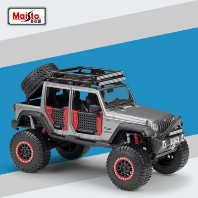 Maisto 1:24 Jeep WRANGLER неограниченное литье под давлением модель металлический внедорожник Внедорожник модель игрушки для детей подарок Коллекционная - Цвет: C