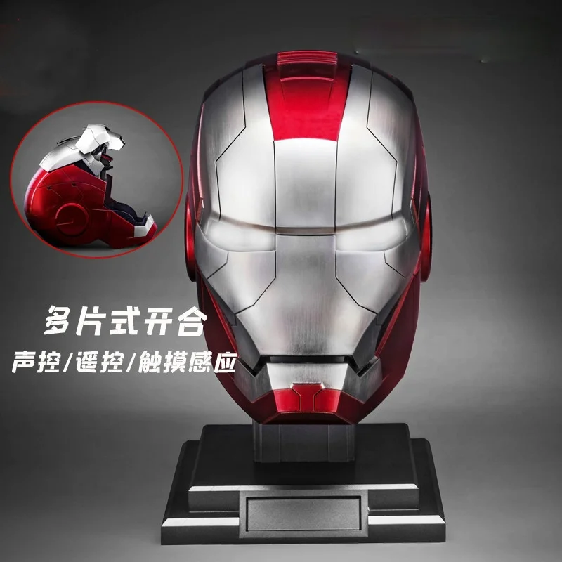 Marvel-capacete de Deformação Ativada por Voz Homem de Ferro Boné Usável Pré-venda Cosplay Mk5 Mk7