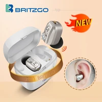 britzgo hearing aidrechargeable mini wireless sound amplifierdigital invisible ear hearing aids for deafness and elderly