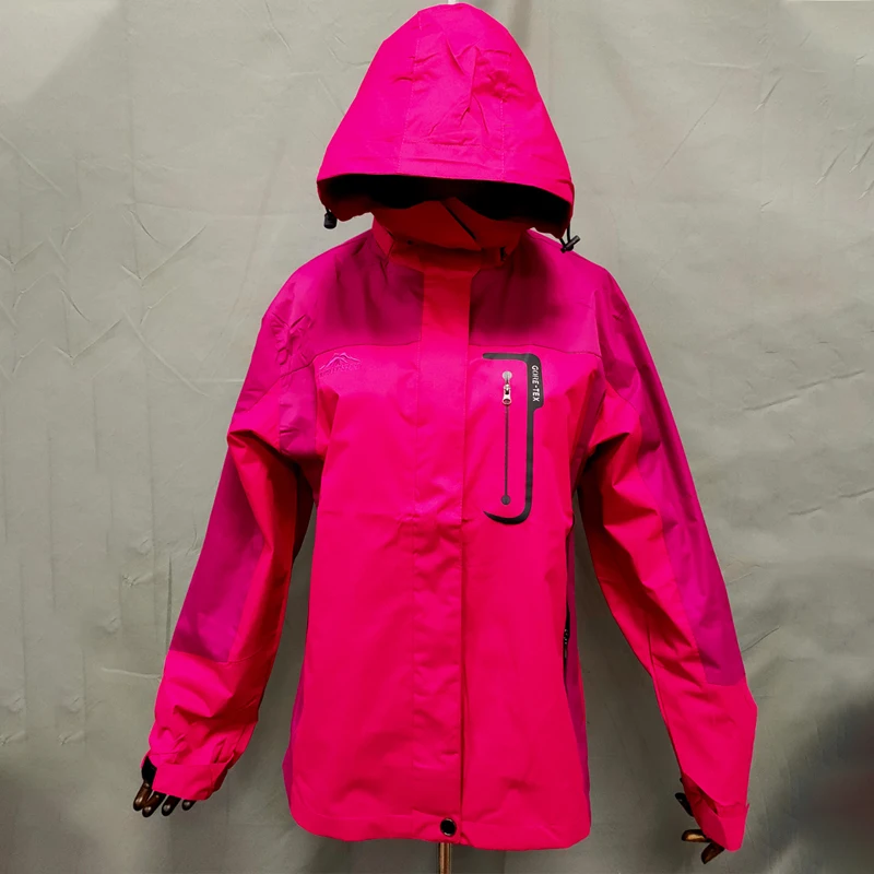 Женская куртка с капюшоном водонепроницаемая верхняя одежда на весну осень и