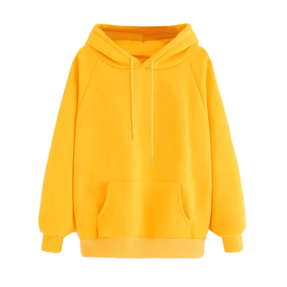 

Plus Size Hoodies Sweatshirt Women Fashion Solid Long Sleeve Pullovers Hoodies Female Autumn Winter Tracksuit Hoody Coats Blouse