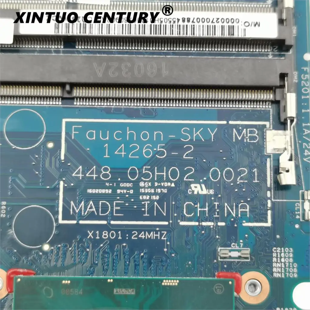 

448.05H02.0021 849242-601 849242-001 Main board For HP Pavilion X360 13-S 13T-S Laptop Motherboard SR2EU i3-6100U CPU